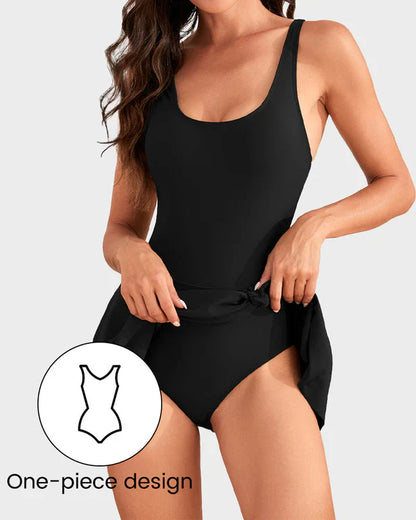 👙 Last Day Sale 50 % RABATT 💃 Damen-Einteiler mit Bauchkontrolle und Bindeknoten