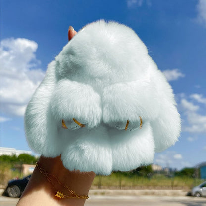 🏆 BEGRENZTES SONDERANGEBOT – 49 % RABATT 🐰 Handgemachte weiche Häschen-Pompon-Anhänger