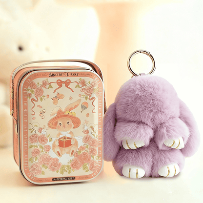 🏆 BEGRENZTES SONDERANGEBOT – 49 % RABATT 🐰 Handgemachte weiche Häschen-Pompon-Anhänger