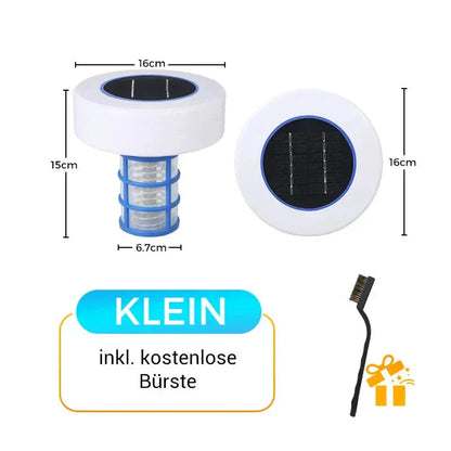 Kristallklarer Pool – ohne Chemie, mit Solarenergie! 🌞SOLARBETRIEBENER SCHWIMMENDER POOL-IONISATOR