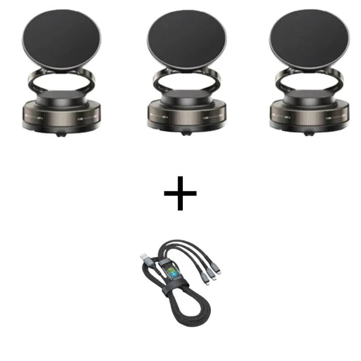 360° einstellbarer magnetischer Vakuum-Telefonhalter