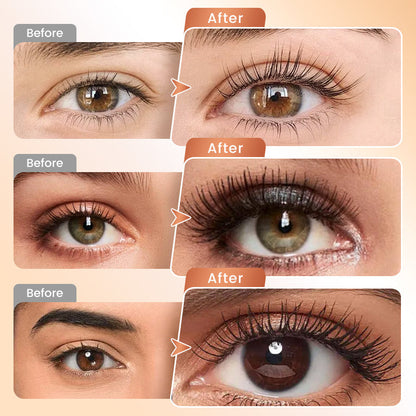 ✨LAST DAY KAUF 1 ERHALTE 1 KOSTENLOS!!✨ Tagesschöne Wimpern, verwischungsfest! Wasserfeste Fiber Mascara für natürliches Volumen.