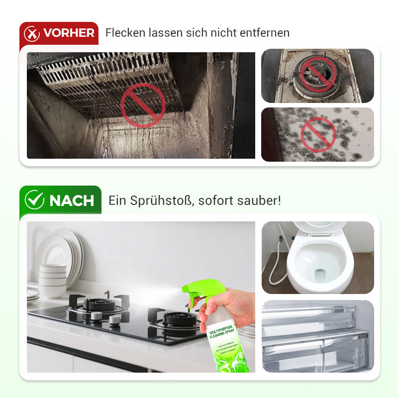 ⏳Bis zu 55% Rabattt💥Haushaltsstarkes Mehrzweck-Reinigungsspray