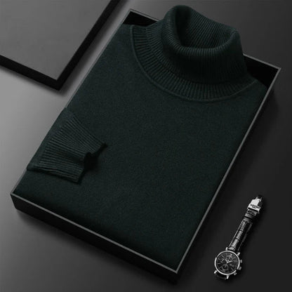 🔥Black-Friday-Mega-Angebot – 49 % Rabatt! ✨ Premium Kaschmirpulli Herren Einfarbig - Weiches Wohlfühlgarn mit Moderner Passform für Business & Freizeit 👔🎯