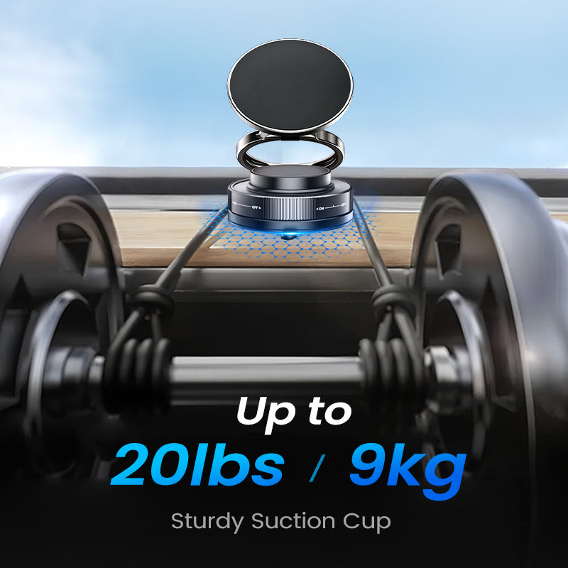360° einstellbarer magnetischer Vakuum-Telefonhalter