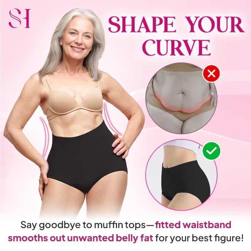 💥Jahresendausverkauf – 70 % Rabatt 💞 Auslaufsichere, hoch taillierte, bauchformende, poformende Unterhosen🎁