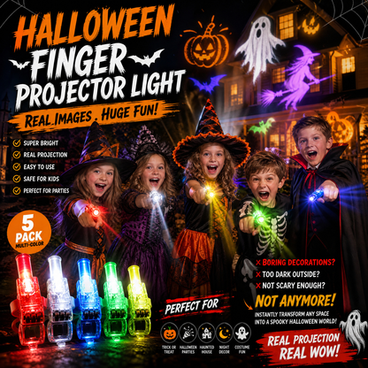 🔥Superangebot: 50 % RABATT🔥 Bunte Mini-LED-Fingerlichter – Festliche Fingerlichter mit Gummiband