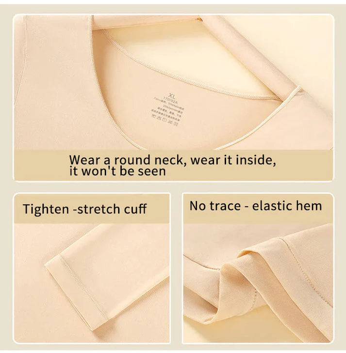 🩲 50% RABATT JETZT! ✨ Nahtlose Elastische Thermounterwäsche - Atmungsaktives Material mit Leichter Stütze für Unsichtbaren Komfort den Ganzen Tag 🌸✨