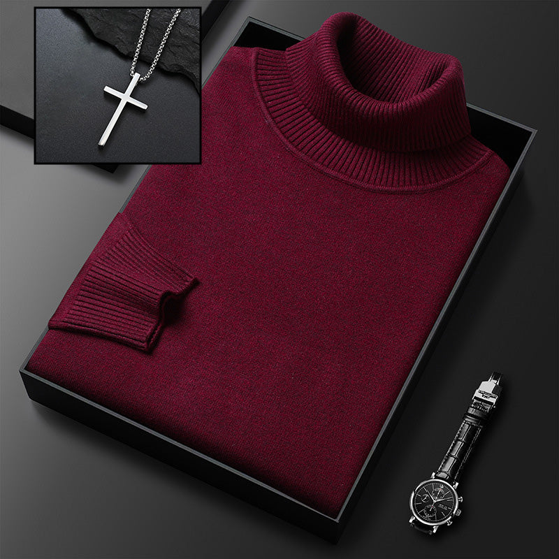 🔥Black-Friday-Mega-Angebot – 49 % Rabatt! ✨ Premium Kaschmirpulli Herren Einfarbig - Weiches Wohlfühlgarn mit Moderner Passform für Business & Freizeit 👔🎯