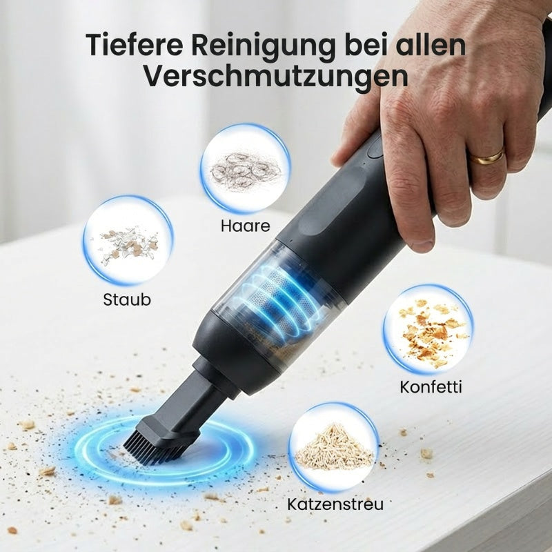 Fanttik V8 Apex Autostaubsauger, 4 in 1 tragbarer kabelloser Mini Staubsauger
