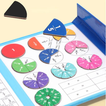 🧩 50% RABATT! 🎨 Magnetisches Bruchpuzzle für Kinder – Fördert Feinmotorik, Buntes Design & Sicheres Spielen ✨