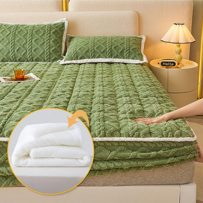 ⏳ Letzter Tag: 50 % auf das gesamte Sortiment!❄️🛌Wärmendes Flanell-Spannbetttuch - Aus weichem Baumwoll-Flanell mit hoher Taschenhöhe & rutschfesten Gummizügen für Komfort zu jeder Jahreszeit