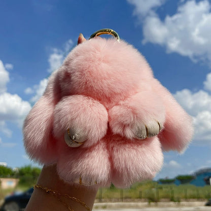 🏆 BEGRENZTES SONDERANGEBOT – 49 % RABATT 🐰 Handgemachte weiche Häschen-Pompon-Anhänger