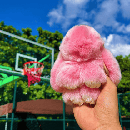 🏆 BEGRENZTES SONDERANGEBOT – 49 % RABATT 🐰 Handgemachte weiche Häschen-Pompon-Anhänger