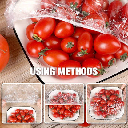 📢📢 JETZT 50 % RABATT!! ⏰(100STK) Elastische Lebensmittelabdeckungen Multipack