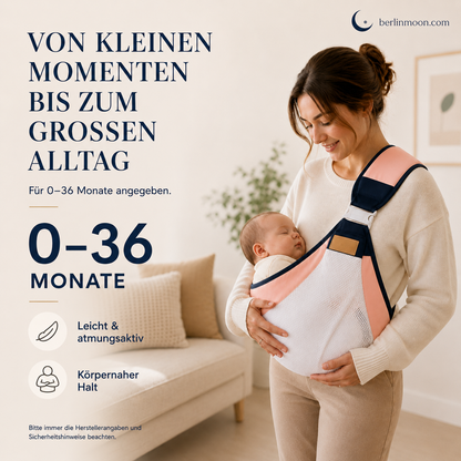 👶💛 JETZT 50 % RABATT! 4-in-1-Trage mit atmungsaktivem Mesh – 0–36 Monate, vorne und hinten – nah am Kind, die Hände frei ✨