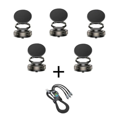 360° einstellbarer magnetischer Vakuum-Telefonhalter