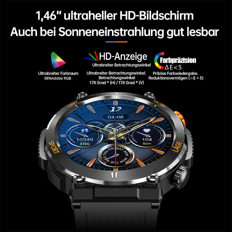 ⌚ Wasserdichte Sport- und Outdoor-Smartwatch 🔥 Kostenloser Versand ✈️ Letzter Tag!!!