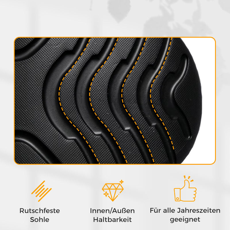 Bequeme Sommer-Flip-Flops mit dicken Sohlen