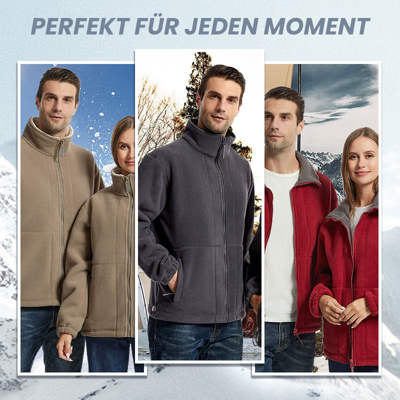 🔥Kostenloser Versand Herren-Doppelfleecejacke
