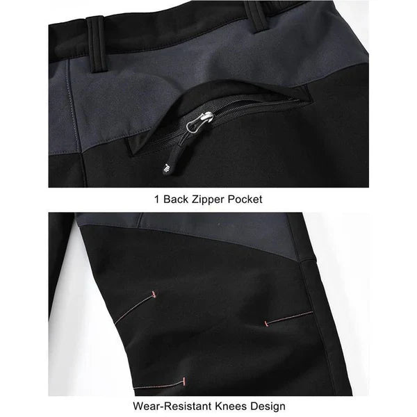 🏆 LAST DAY SALE – 50 % RABATT!! 🔥 Herren Winterhose wasserdicht mit Fleece-Futter Cargo-Hose