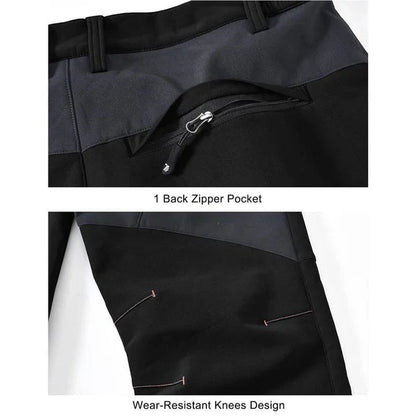 🏆 LAST DAY SALE – 50 % RABATT!! 🔥 Herren Winterhose wasserdicht mit Fleece-Futter Cargo-Hose