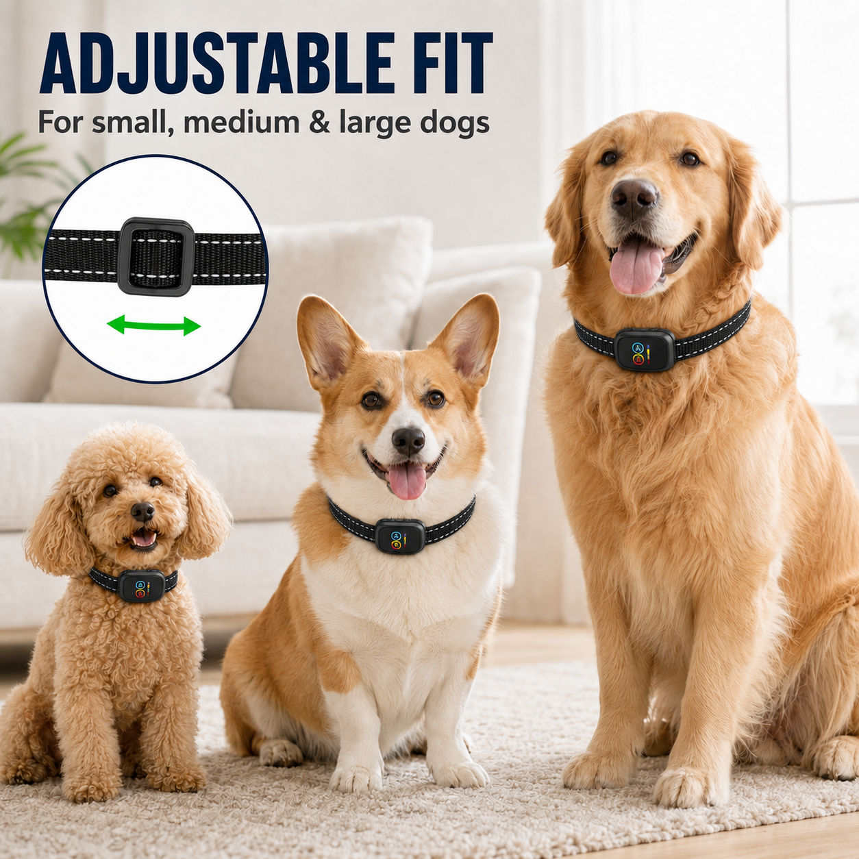Intelligentes Anti-Bell-Halsband für Hunde
