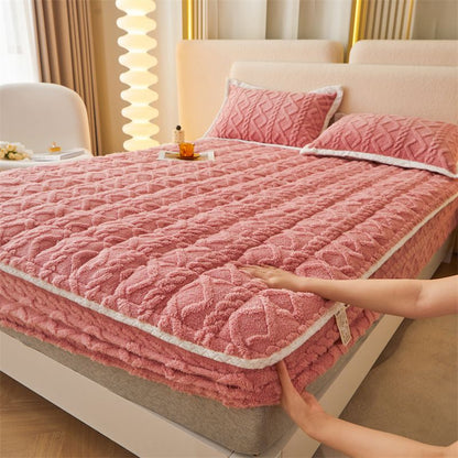 ⏳ Letzter Tag: 50 % auf das gesamte Sortiment!❄️🛌Wärmendes Flanell-Spannbetttuch - Aus weichem Baumwoll-Flanell mit hoher Taschenhöhe & rutschfesten Gummizügen für Komfort zu jeder Jahreszeit