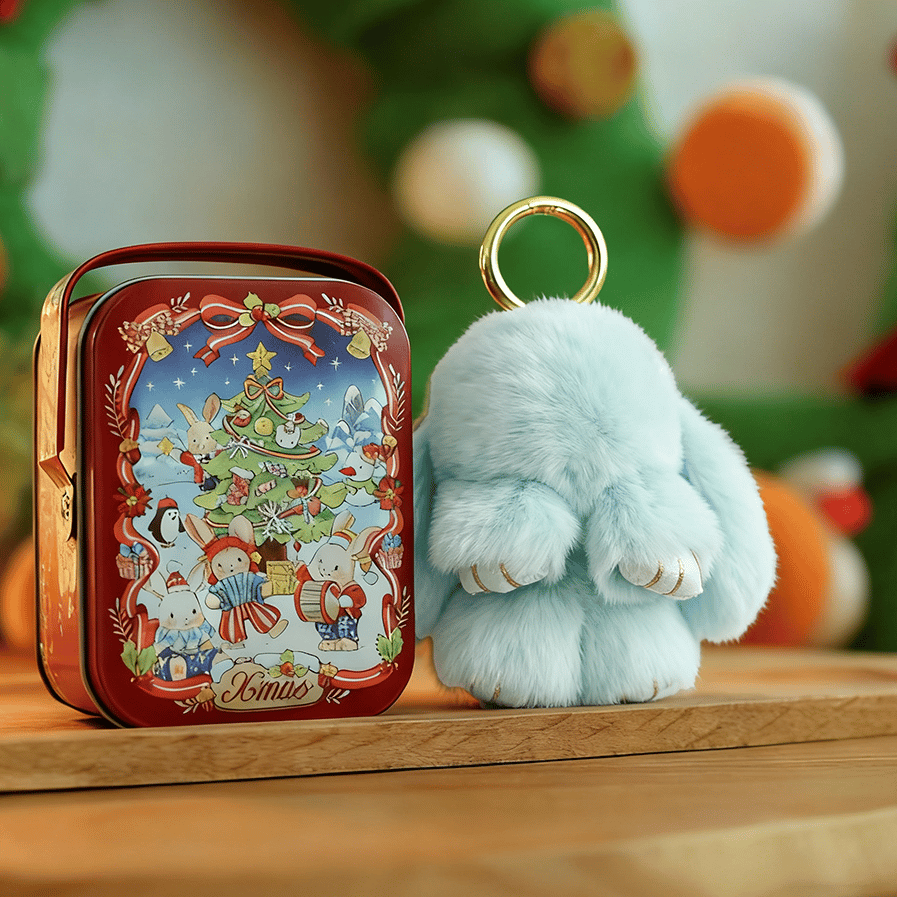 🏆 BEGRENZTES SONDERANGEBOT – 49 % RABATT 🐰 Handgemachte weiche Häschen-Pompon-Anhänger