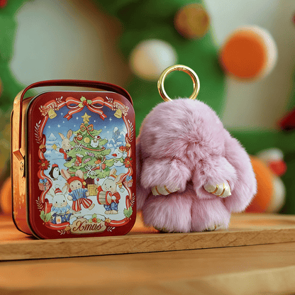 🏆 BEGRENZTES SONDERANGEBOT – 49 % RABATT 🐰 Handgemachte weiche Häschen-Pompon-Anhänger