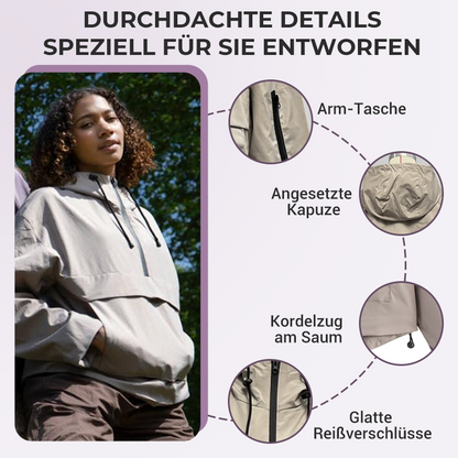 💜 LETZTER TAG - 49% RABATT 💜 3-in-1 Wasserdichte Damenjacke – Regen, Wind & Kälte, alles abgedeckt