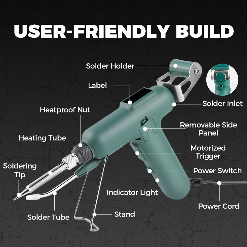 💥Hocheffizienter 80-W-Elektrolötkolben💥Kaufen Sie ihn zusammen mit Edelstahl-Lötdraht für Präzisionsarbeiten zu einem günstigeren Preis.