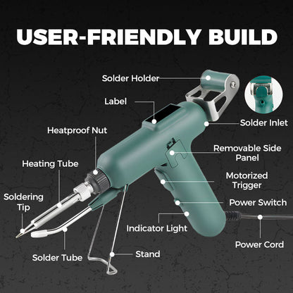 💥Hocheffizienter 80-W-Elektrolötkolben💥Kaufen Sie ihn zusammen mit Edelstahl-Lötdraht für Präzisionsarbeiten zu einem günstigeren Preis.