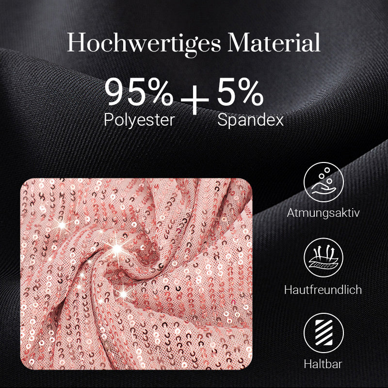 💃👠50% RABATT💖Party- und Clubkleid mit One-Shoulder-Träger und funkelnden Pailletten für Damen✨