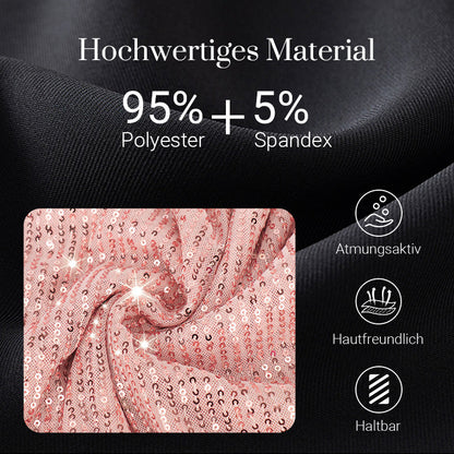 💃👠50% RABATT💖Party- und Clubkleid mit One-Shoulder-Träger und funkelnden Pailletten für Damen✨