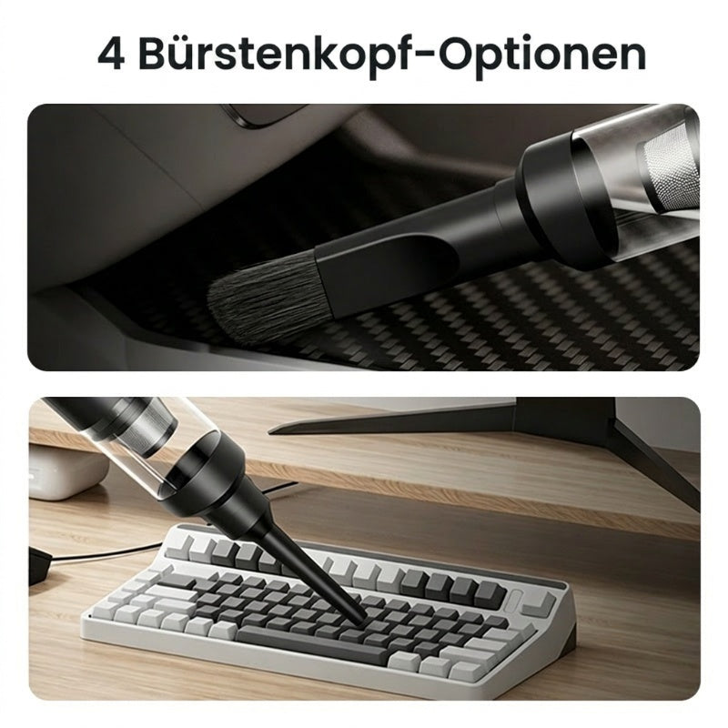Fanttik V8 Apex Autostaubsauger, 4 in 1 tragbarer kabelloser Mini Staubsauger