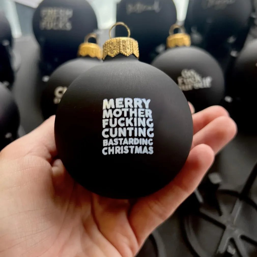 Lustiges Weihnachtsornament