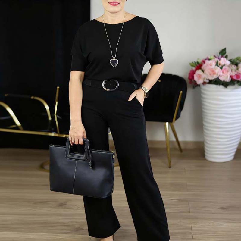 👗 59 % RABATT! ✨Elegantes 3-teiliges Set: Langer Cardigan, Oberteil und Hose