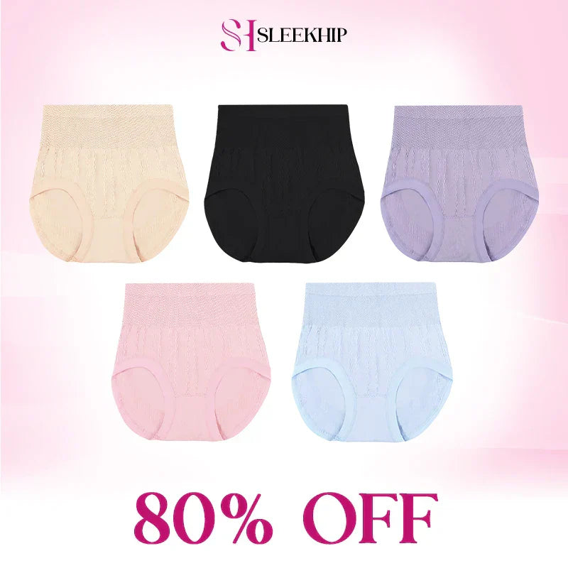 💥Jahresendausverkauf – 70 % Rabatt 💞 Auslaufsichere, hoch taillierte, bauchformende, poformende Unterhosen🎁