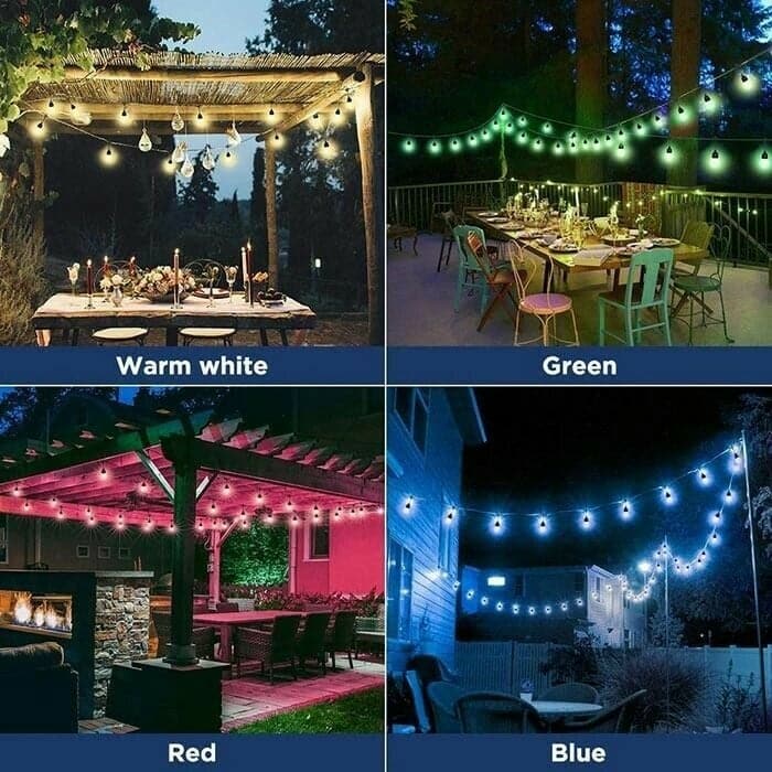 💎 50% RABATT! 💎 Wasserdichte Solar-LED-Lichtgirlanden – IP65, Fernbedienung & 10 Std. Laufzeit für Garten, Terrasse & Feste 🌞✨