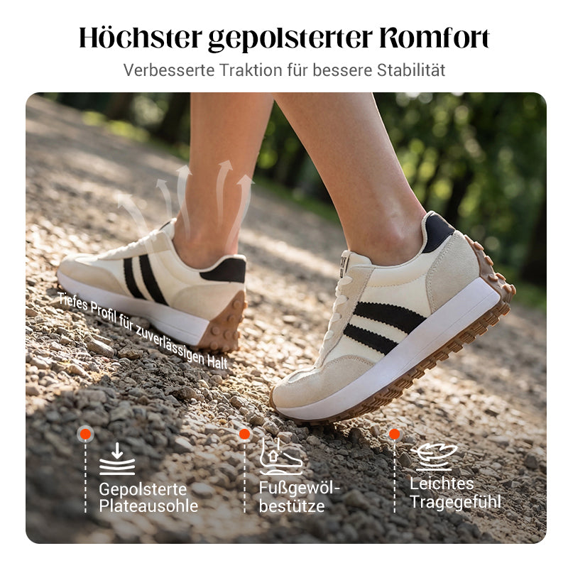 💎 57% RABATT! 💎 Damen-Freizeitschuhe – Klobige Sneaker mit 4 cm Platform, Rutschfest & Retro-Design in 6 Farben 🥿🌈
