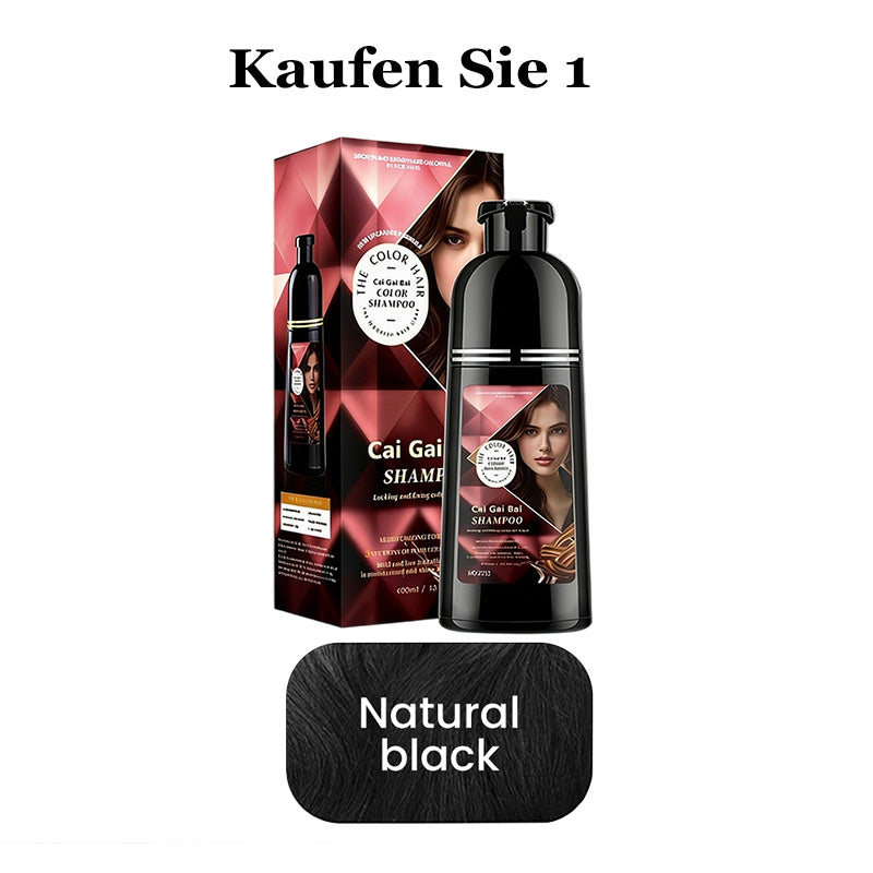 Sofortige Haarfärbeshampoo mit Kräuterextrakten für Männer & Frauen