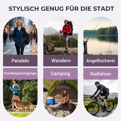 💜 LETZTER TAG - 49% RABATT 💜 3-in-1 Wasserdichte Damenjacke – Regen, Wind & Kälte, alles abgedeckt