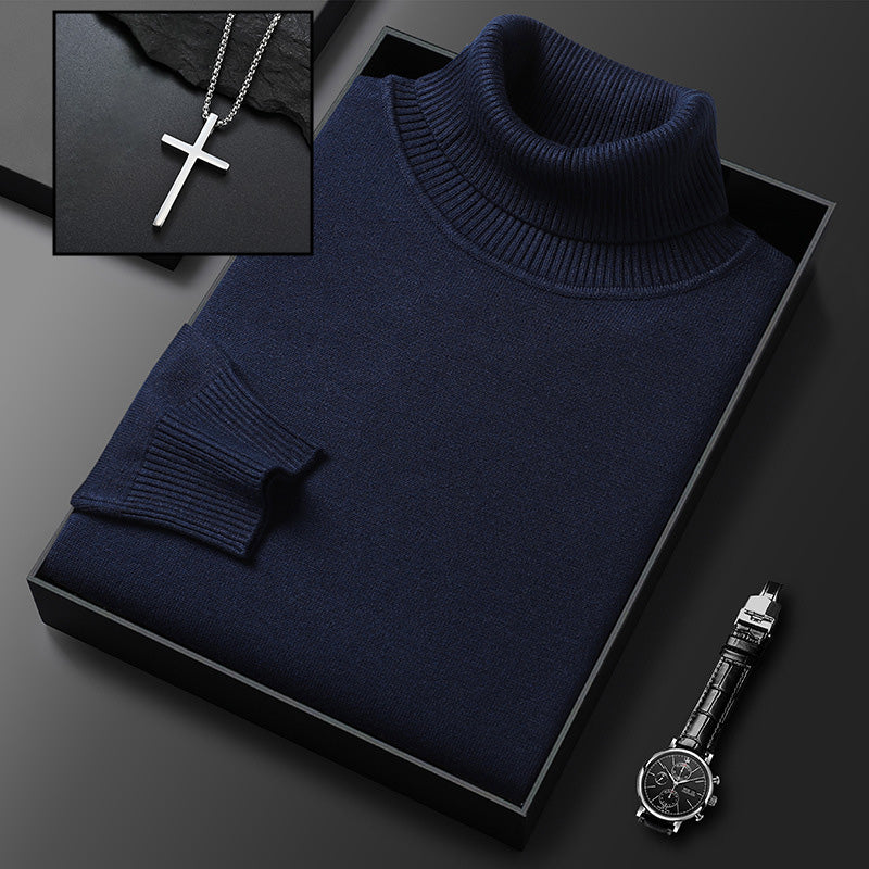 🔥Black-Friday-Mega-Angebot – 49 % Rabatt! ✨ Premium Kaschmirpulli Herren Einfarbig - Weiches Wohlfühlgarn mit Moderner Passform für Business & Freizeit 👔🎯