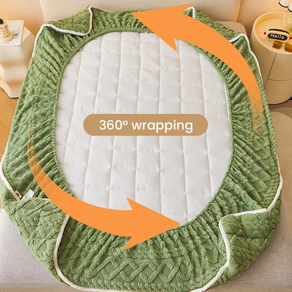 ⏳ Letzter Tag: 50 % auf das gesamte Sortiment!❄️🛌Wärmendes Flanell-Spannbetttuch - Aus weichem Baumwoll-Flanell mit hoher Taschenhöhe & rutschfesten Gummizügen für Komfort zu jeder Jahreszeit