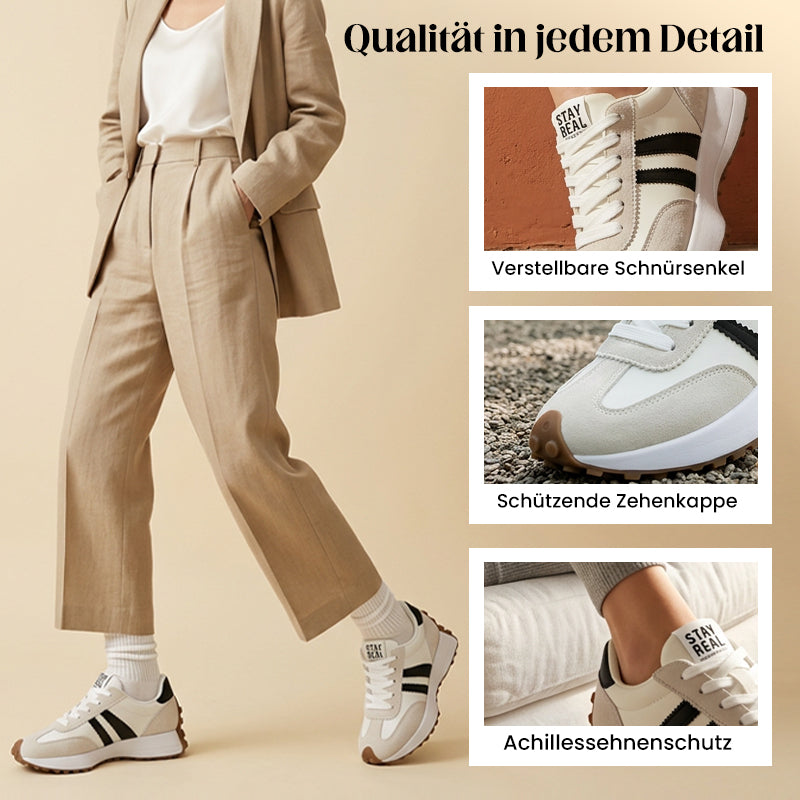 💎 57% RABATT! 💎 Damen-Freizeitschuhe – Klobige Sneaker mit 4 cm Platform, Rutschfest & Retro-Design in 6 Farben 🥿🌈