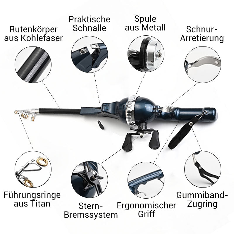🔥Zeitlich begrenzte Preissenkung🔥Faltbare Angelrute