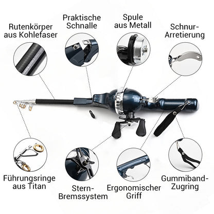 🔥Zeitlich begrenzte Preissenkung🔥Faltbare Angelrute