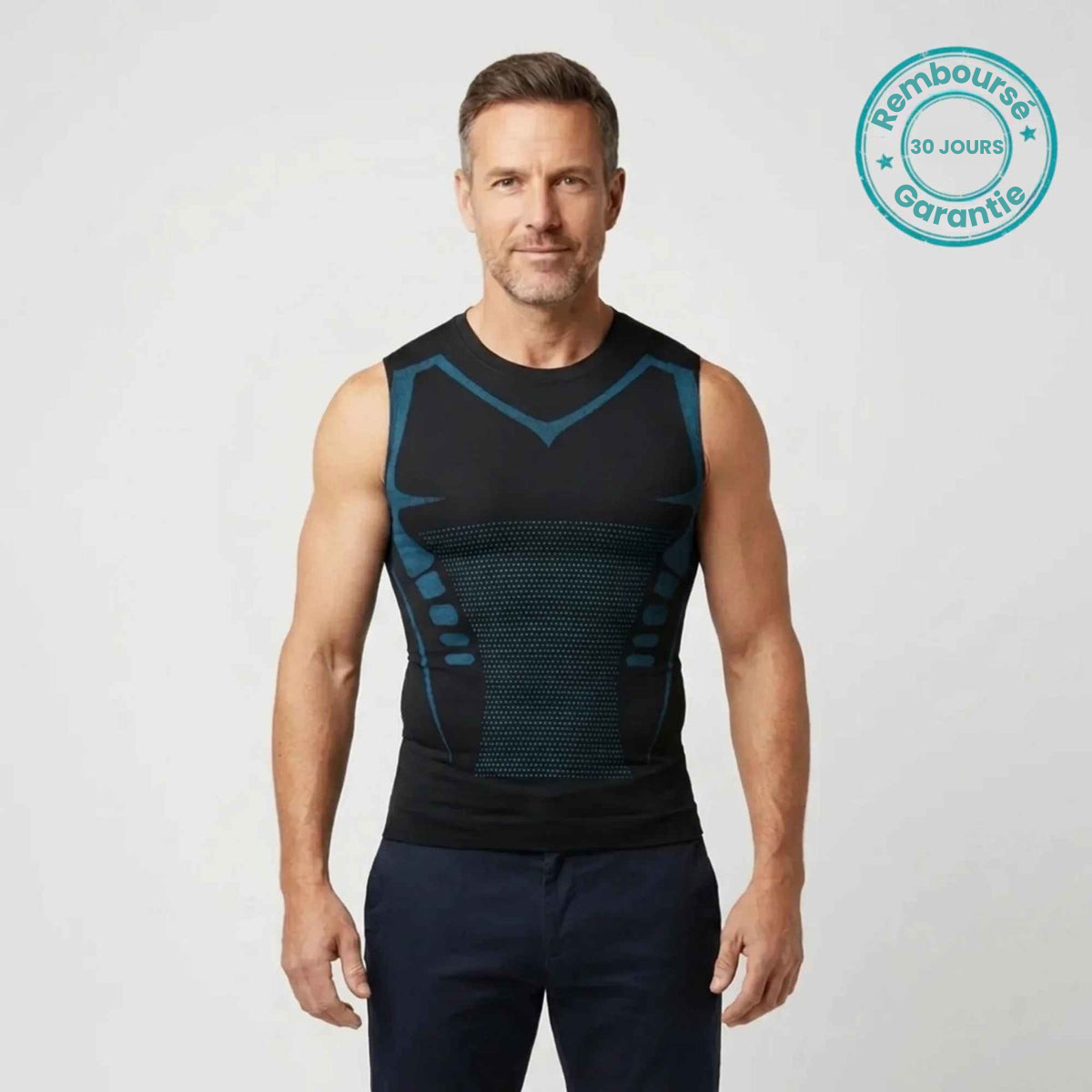 ⏰🔥NUR FÜR KURZE ZEIT: 50 % RABATT!🔥ÜBER 50.000 VERKAUFT! Ionic Shaping Weste – Kompression, Kühlung, ärmellos, körperbetonend 💪