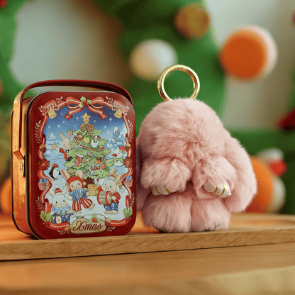 🏆 BEGRENZTES SONDERANGEBOT – 49 % RABATT 🐰 Handgemachte weiche Häschen-Pompon-Anhänger